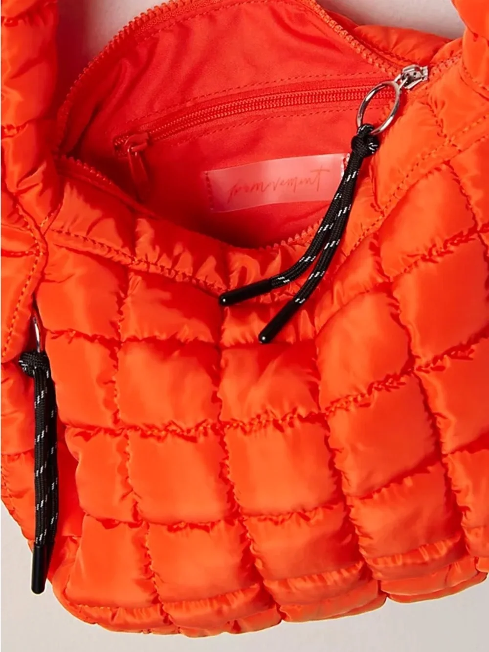NWT FREE PEOPLE MOVEMENT Quilted Baby Carryall Sling Bag | Flame MSRP $58